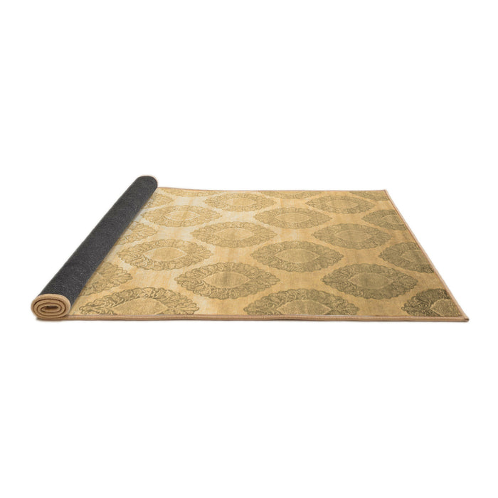 Sideview of Abstract Brown Contemporary Rug, con1275brn
