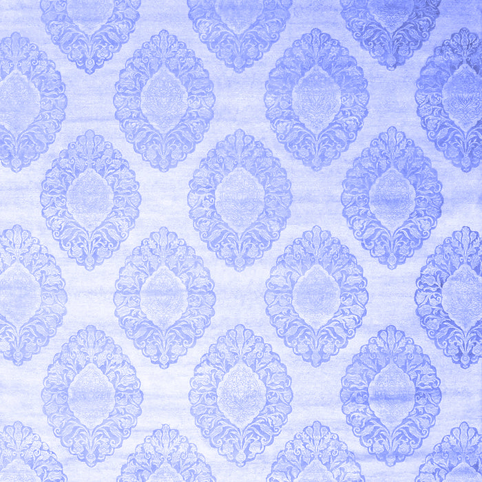 Abstract Blue Contemporary Rug, con1275blu