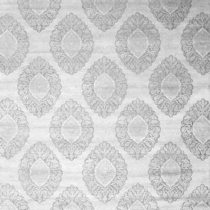 Abstract Gray Contemporary Rug, con1275gry