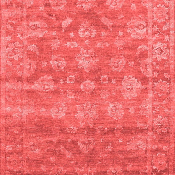 Machine Washable Persian Red Bohemian Rug, wshcon1276red
