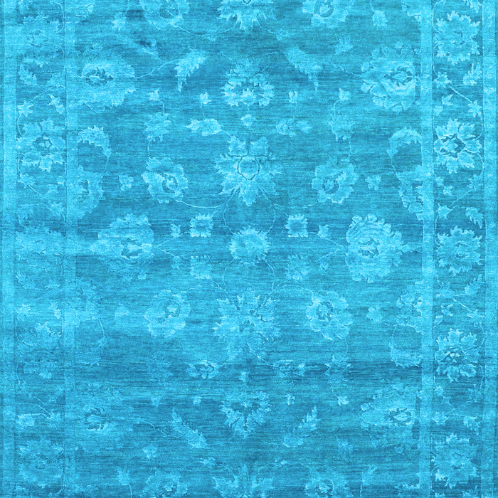Machine Washable Persian Light Blue Bohemian Rug, wshcon1276lblu