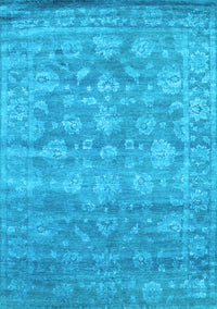 Persian Light Blue Bohemian Rug, con1276lblu