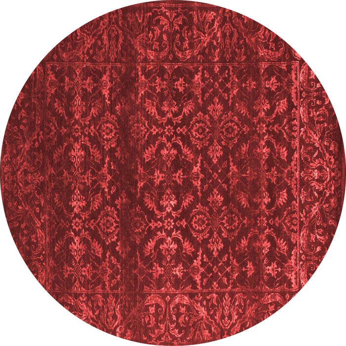 Machine Washable Abstract Red Contemporary Rug, wshcon1277red
