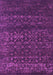 Machine Washable Abstract Purple Contemporary Area Rugs, wshcon1277pur