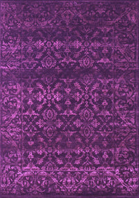 Abstract Purple Contemporary Rug, con1277pur