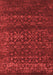 Abstract Red Contemporary Area Rugs