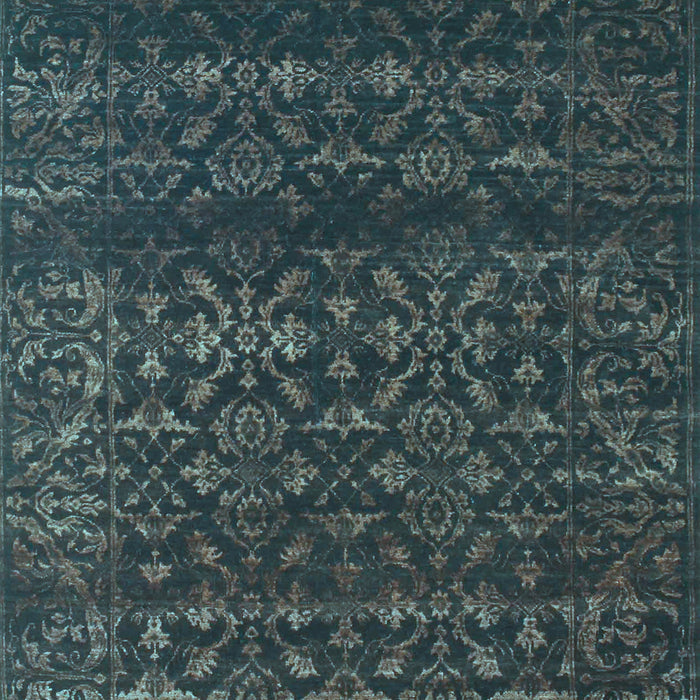 Machine Washable Abstract Light Blue Contemporary Rug, wshcon1277lblu