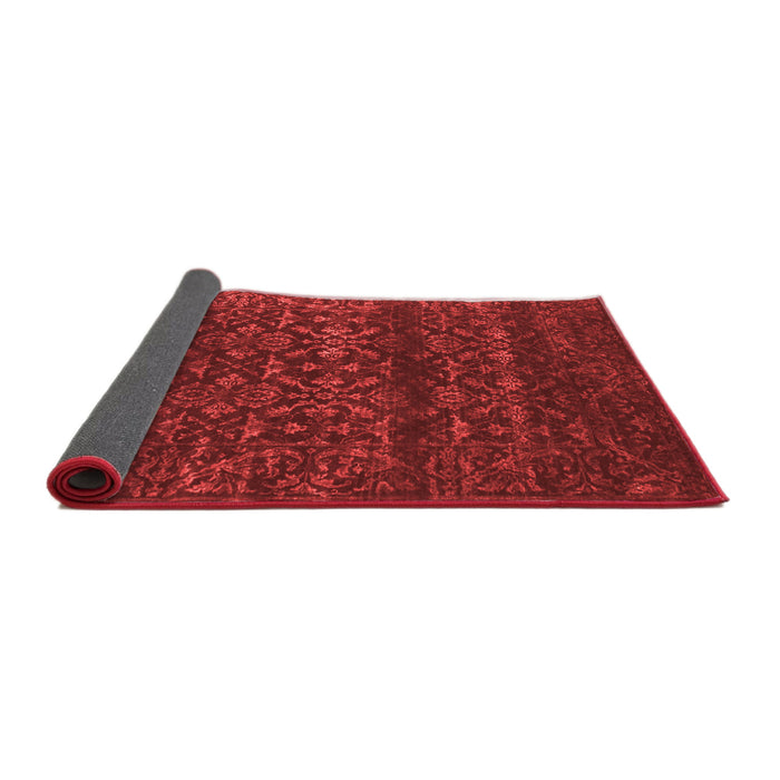 Abstract Red Contemporary Area Rugs