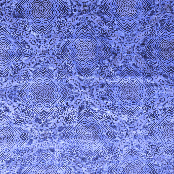 Machine Washable Abstract Blue Contemporary Rug, wshcon1278blu