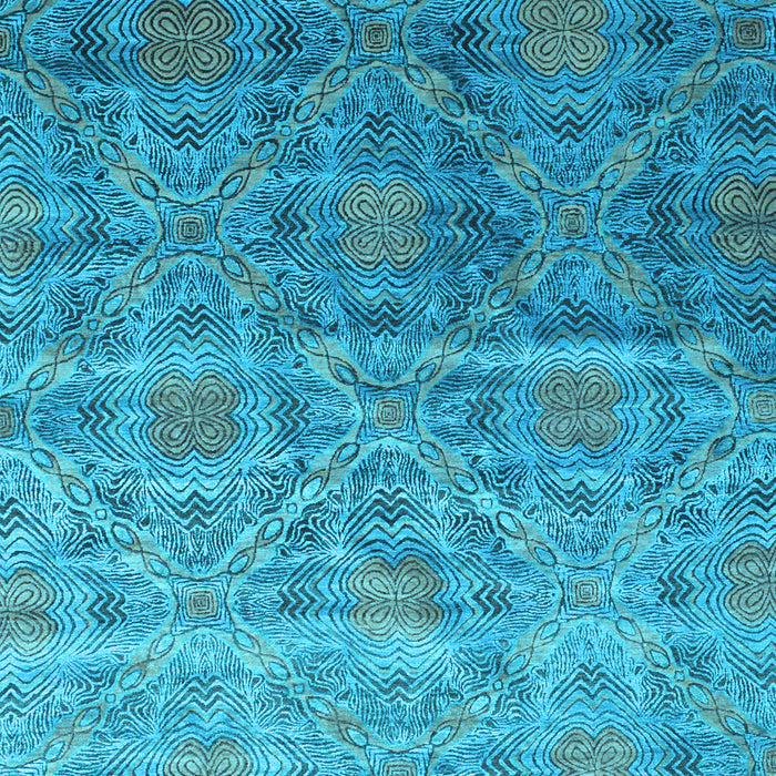 Machine Washable Abstract Light Blue Contemporary Rug, wshcon1278lblu
