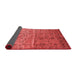 Abstract Red Contemporary Area Rugs