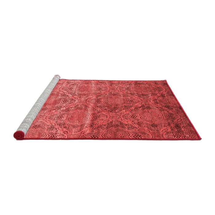 Contemporary Red Washable Rugs