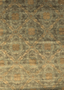 Abstract Brown Contemporary Rug, con1278brn