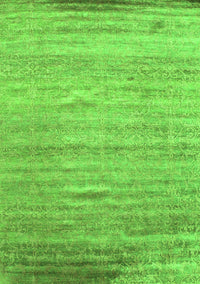 Abstract Green Contemporary Rug, con1279grn