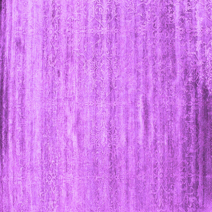 Square Machine Washable Abstract Purple Contemporary Area Rugs, wshcon1279pur