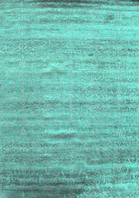 Abstract Turquoise Contemporary Rug, con1279turq