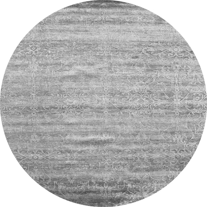 Machine Washable Abstract Gray Contemporary Rug, wshcon1279gry