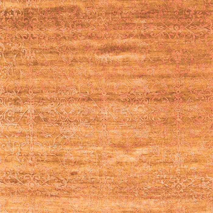 Serging Thickness of Machine Washable Abstract Orange Contemporary Area Rugs, wshcon1279org