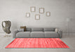 Contemporary Red Washable Rugs