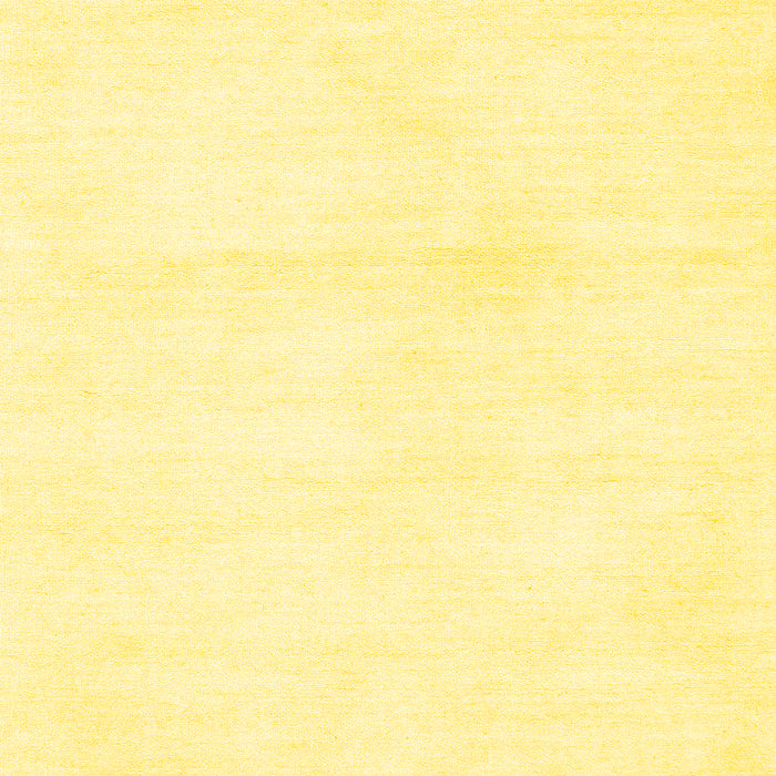 Machine Washable Solid Yellow Modern Rug, wshcon127yw