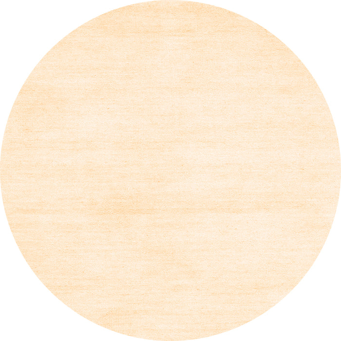 Square Solid Orange Modern Rug, con127org