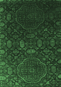 Abstract Emerald Green Contemporary Rug, con1280emgrn