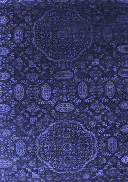 Abstract Blue Contemporary Rug, con1280blu
