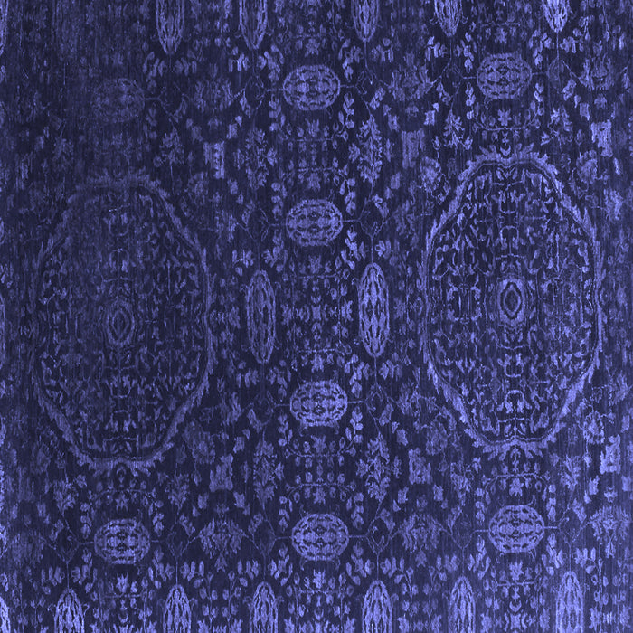 Square Machine Washable Abstract Blue Contemporary Rug, wshcon1280blu