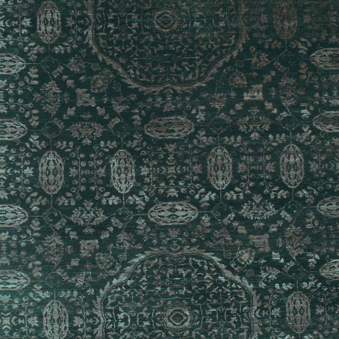 Abstract Turquoise Contemporary Rug, con1280turq