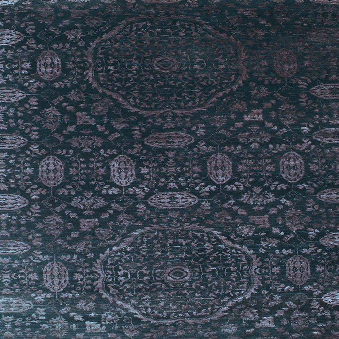Square Abstract Light Blue Contemporary Rug, con1280lblu