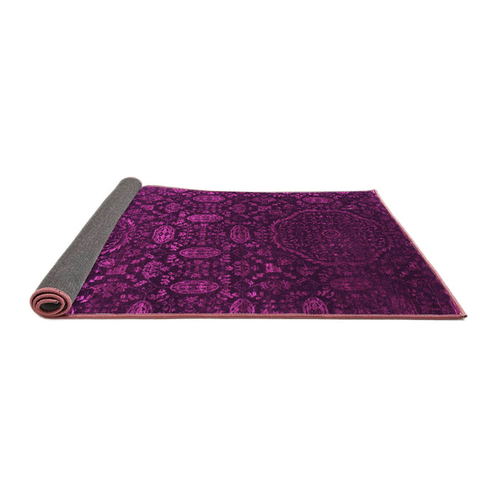 Sideview of Abstract Pink Contemporary Rug, con1280pnk