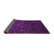 Sideview of Abstract Purple Contemporary Rug, con1280pur