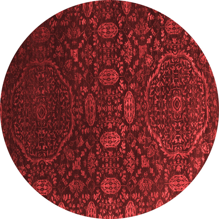 Machine Washable Abstract Red Contemporary Rug, wshcon1280red