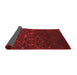 Abstract Red Contemporary Area Rugs