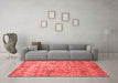 Contemporary Red Washable Rugs