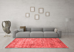 Contemporary Red Washable Rugs