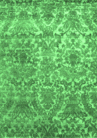 Abstract Emerald Green Contemporary Rug, con1281emgrn