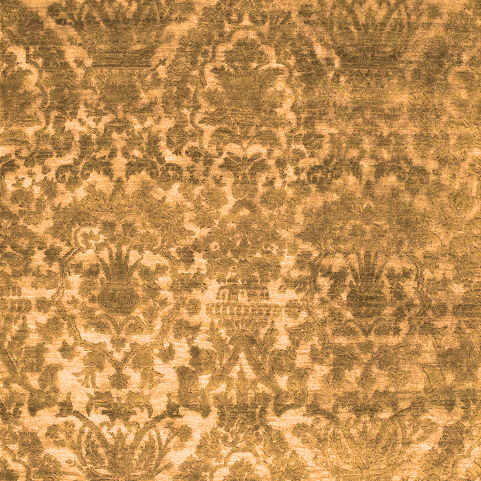 Abstract Orange Contemporary Rug, con1281org