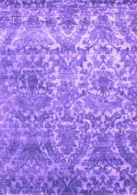 Abstract Purple Contemporary Rug, con1281pur