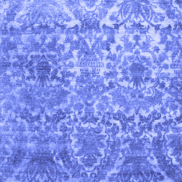 Abstract Blue Contemporary Rug, con1281blu
