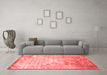 Contemporary Red Washable Rugs