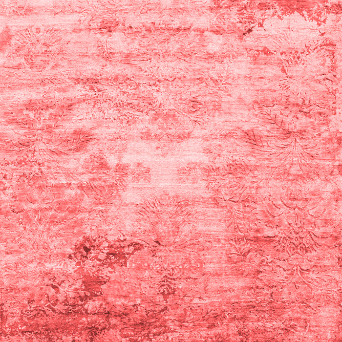 Abstract Red Contemporary Area Rugs