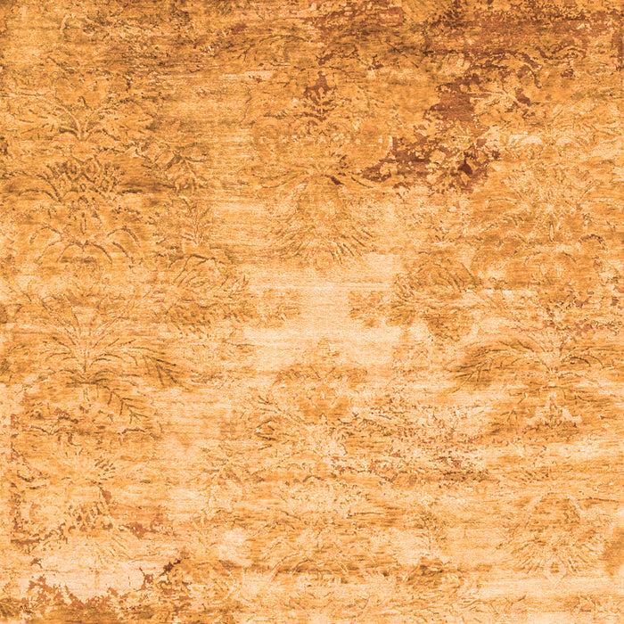 Abstract Orange Contemporary Rug, con1282org