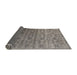 Thickness of Contemporary Gray Modern Rug, con1283