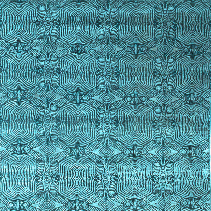 Abstract Light Blue Contemporary Rug, con1283lblu