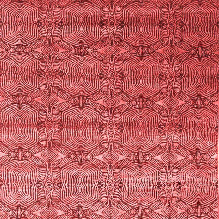 Abstract Red Contemporary Area Rugs