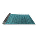 Sideview of Abstract Light Blue Contemporary Rug, con1283lblu