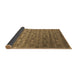 Sideview of Abstract Brown Contemporary Rug, con1283brn