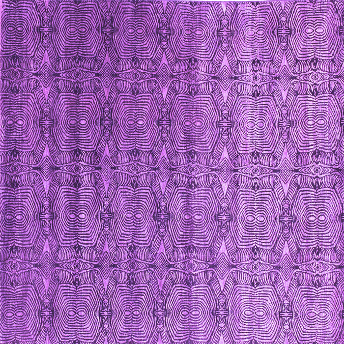 Square Machine Washable Abstract Purple Contemporary Area Rugs, wshcon1283pur