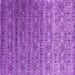 Square Machine Washable Abstract Purple Contemporary Area Rugs, wshcon1283pur